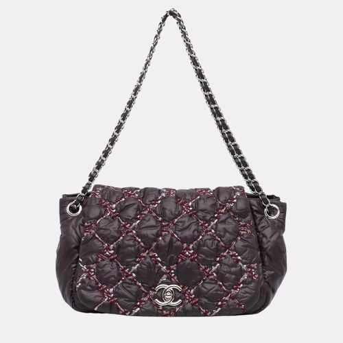 Paris-Byzance Nylon Tweed On Stitch Bubble Accordion Flap - Chanel - Modalova