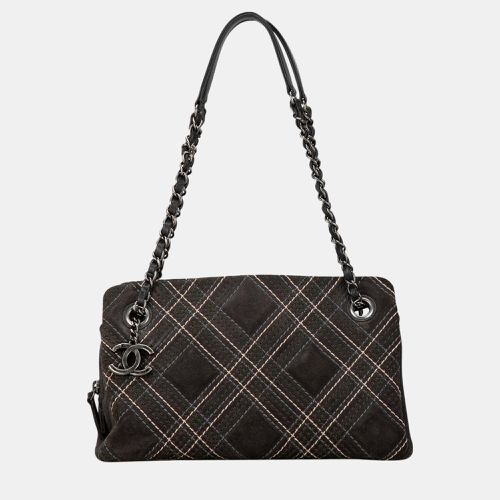 Suede Paris-Edinburgh Saltire Shoulder Bag - Chanel - Modalova