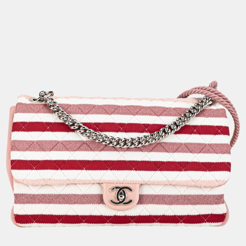 Maxi Stripe Jersey Felt and Rope Flap - Chanel - Modalova