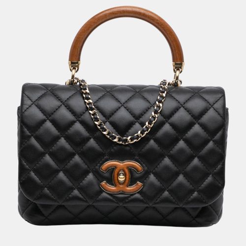 Quilted Lambskin Knock on Wood Satchel - Chanel - Modalova