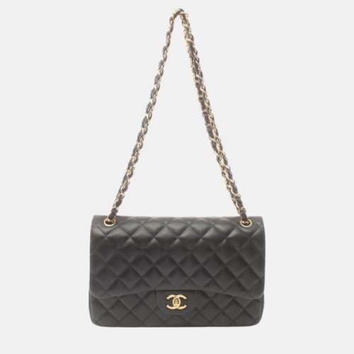 Lambskin (Sheepskin) Deca Matelasse 30 Classic Large W-Flap Shoulder Bag - Chanel - Modalova