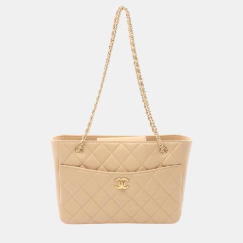 Lambskin (Sheepskin) Matelasse Small Tote Bag - Chanel - Modalova