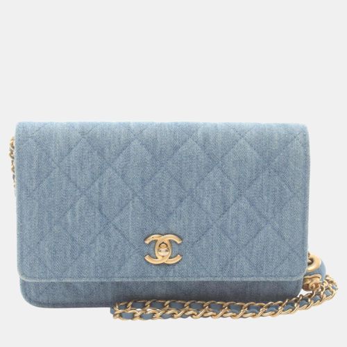 Denim Matelasse Shoulder Bag - Chanel - Modalova