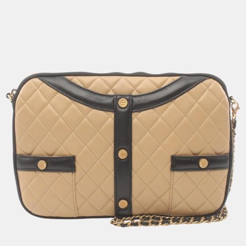 Black Lambskin Matelasse Shoulder Bag - Chanel - Modalova