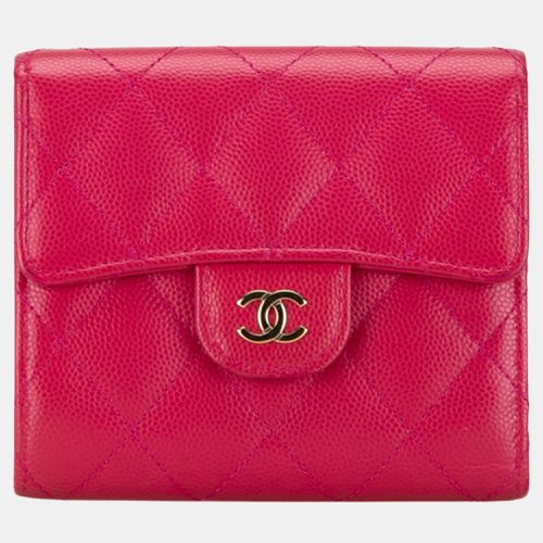 CC Caviar Compact Flap Wallet - Chanel - Modalova