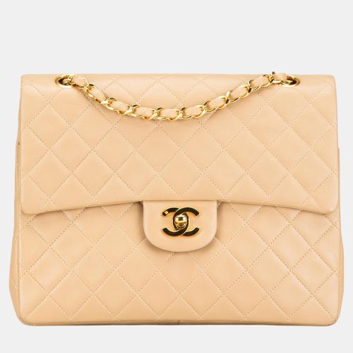 Medium Tall Classic Lambskin Double Flap - Chanel - Modalova