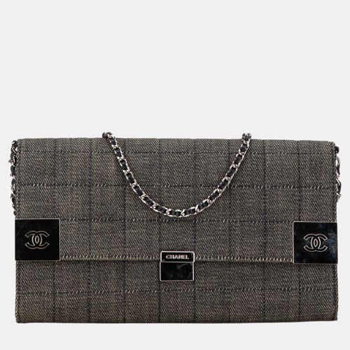 Denim Choco Bar Chain Flap - Chanel - Modalova