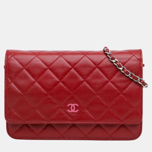 Classic Lambskin Wallet on Chain - Chanel - Modalova