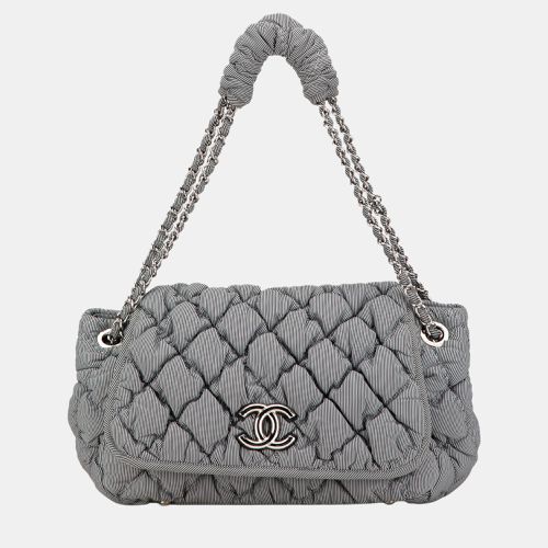 Nylon Quilted Bubble Accordion Chain Flap - Chanel - Modalova