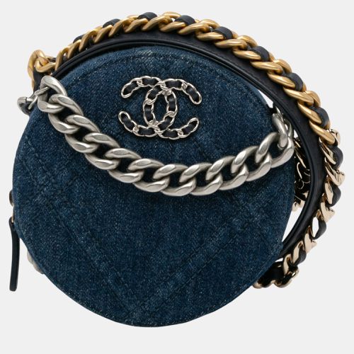 Denim 19 Round Clutch with Chain - Chanel - Modalova