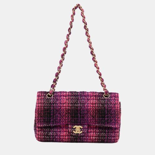 Purple Medium Classic Tweed Double Flap - Chanel - Modalova