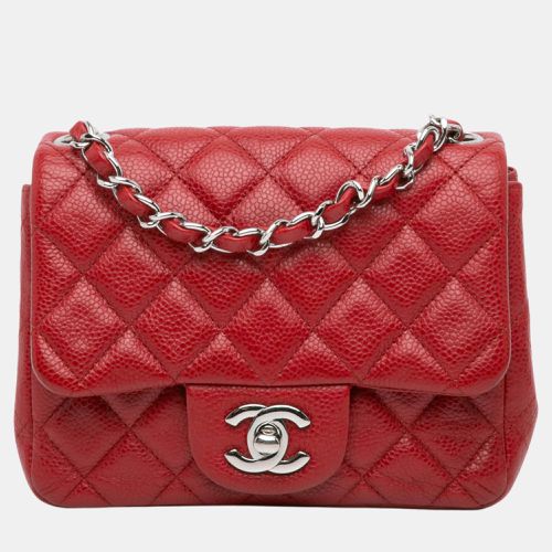 Mini Square Classic Caviar Single Flap - Chanel - Modalova