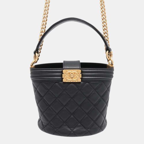 Calf Leather Boy Bucket Bag - Chanel - Modalova