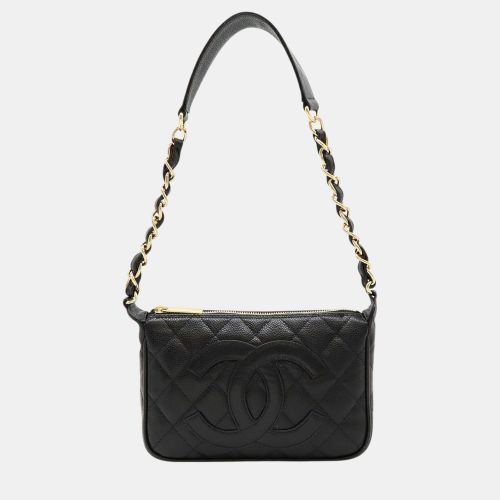 Leather Caviar Matelasse Chain Shoulder Bag - Chanel - Modalova