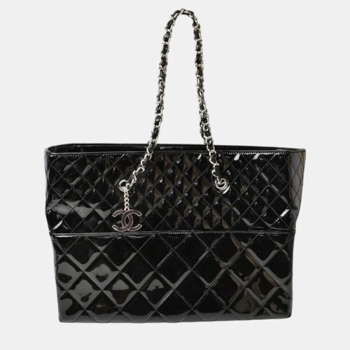 Vintage Patent Leather Tote Bag - Chanel - Modalova