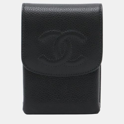 Leather Caviar Skin Coco Mark Iqos Case - Chanel - Modalova