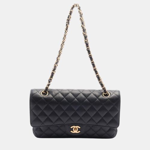 Leather Grained Calfskin Matelasse W-Flap Shoulder Bag - Chanel - Modalova