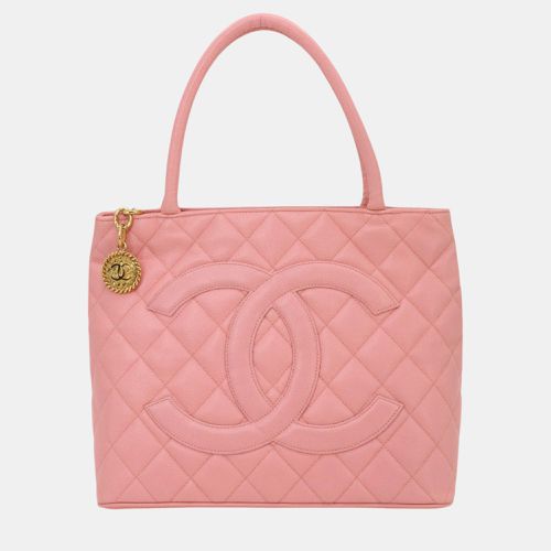 Caviar Skin Reissue Coco Mark Medallion Tote Bag - Chanel - Modalova