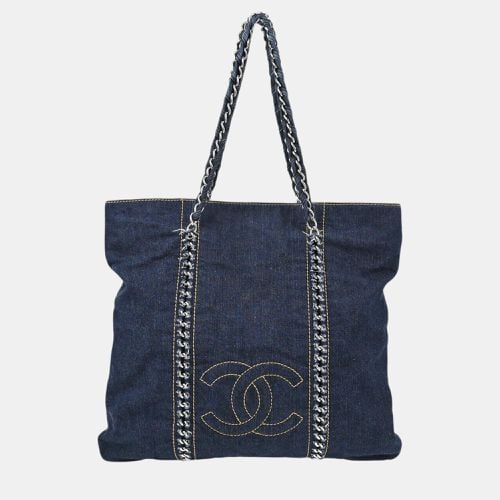 Denim Luxury Line Tote Handbag - Chanel - Modalova