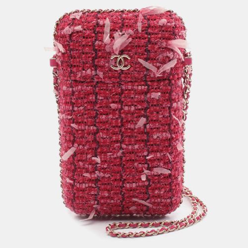 Tweed Chain Around Phone Holder - Chanel - Modalova