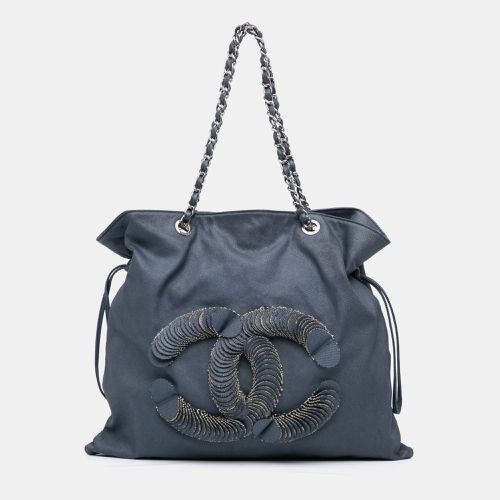 Large Denim CC Disc Bon Bon Tote - Chanel - Modalova