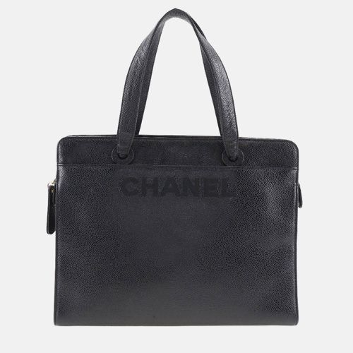 Caviar Skin Logo Handbag - Chanel - Modalova