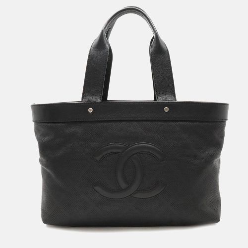 Leather Coco Mark Mesh Tote Bag - Chanel - Modalova