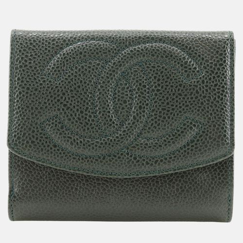 Caviar Skin Bifold Wallet A13496 - Chanel - Modalova