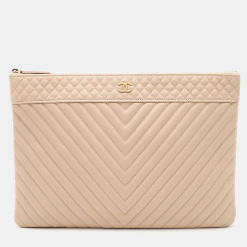 Chevron Caviar Clutch Bag - Chanel - Modalova