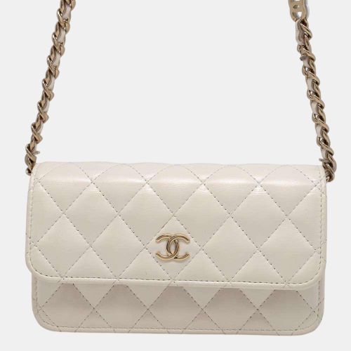 Leather Wallet On Chain Bag - Chanel - Modalova