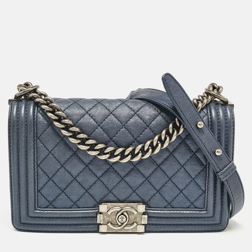 Quilted Leather Medium Boy Flap Bag - Chanel - Modalova