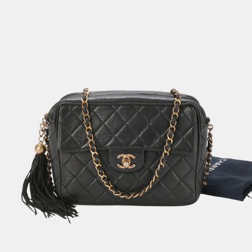 Lambskin Leather Chain Shoulder Bag - Chanel - Modalova