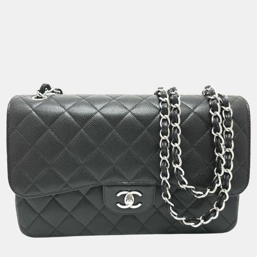 Caviar Leather Double Flap Shoulder Bag - Chanel - Modalova