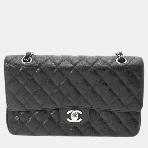 Caviar Leather Double Flap Medium Shoulder Bag - Chanel - Modalova