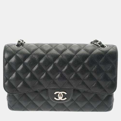 Matelasse Chain Shoulder Double Flap 30Cm Caviar Skin Bag - Chanel - Modalova