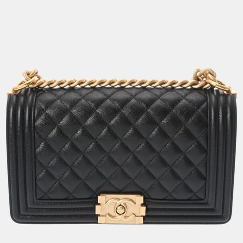 Caviar Leather Boy Medium Shoulder Bag - Chanel - Modalova