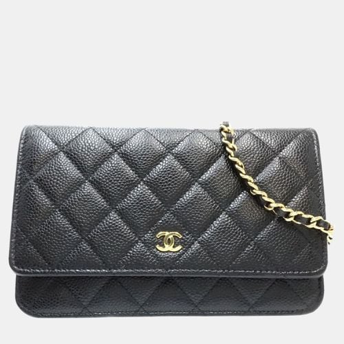 Caviar Leather Wallet On Chain - Chanel - Modalova