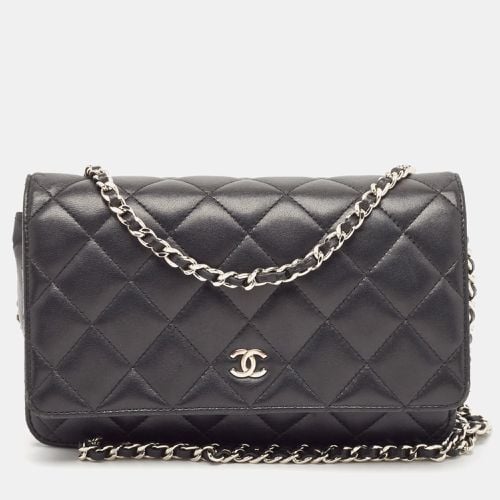 Quilted Leather CC Wallet On Chain - Chanel - Modalova