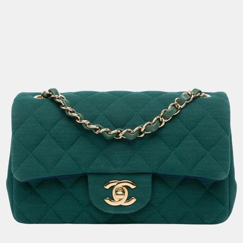 Mini Rectangular Classic Jersey Single Flap - Chanel - Modalova