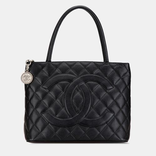 Chanel Black Caviar Medallion Tote - Chanel - Modalova