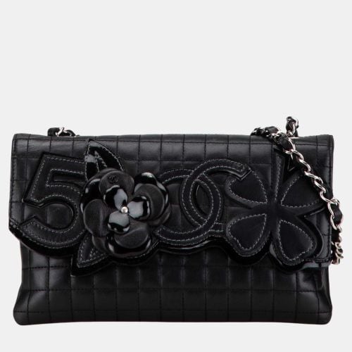 Choco Bar Calfskin Camellia No. 5 CC Shoulder Bag - Chanel - Modalova