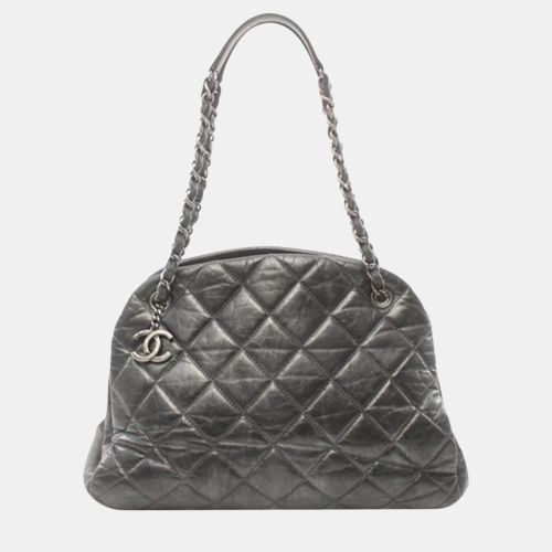 Large Aged Calfskin Just Mademoiselle Bowling Bag - Chanel - Modalova