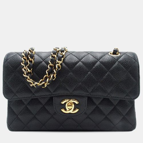 Caviar Leather Small Classic Double Flap Bag - Chanel - Modalova