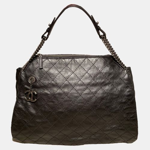 Chanel Black Leather Crave Tote Bag - Chanel - Modalova