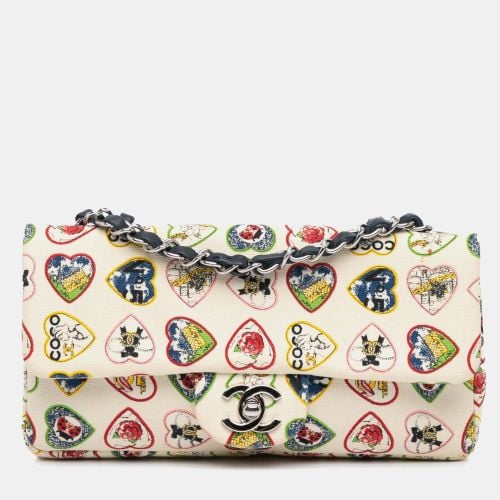 Small Canvas Valentine Heart Flap Bag - Chanel - Modalova