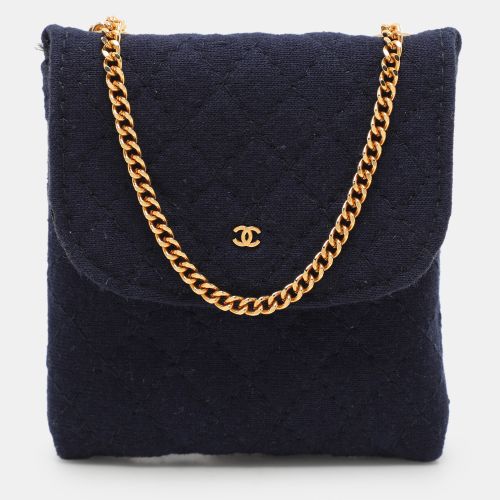 Quilted Jersey Chain Pouch - Chanel - Modalova