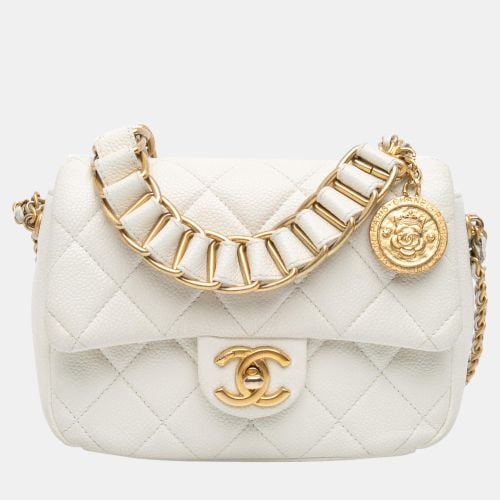 Small Quilted Caviar Twist Your Buttons Flap - Chanel - Modalova