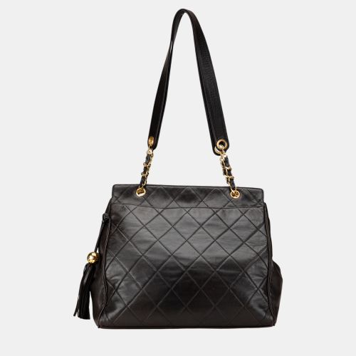 Quilted Lambskin Tassel Chain Shoulder Bag - Chanel - Modalova