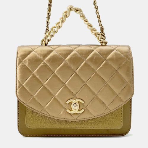 Leather Matelasse Chain Shoulder Bag - Chanel - Modalova