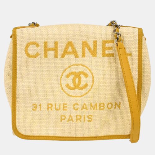 Straw Deauville Shoulder Bag - Chanel - Modalova